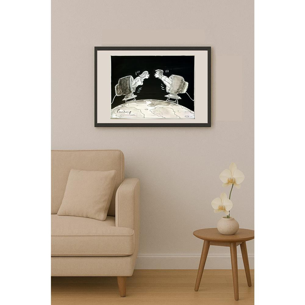 Panduranga Rau 24x18cm Orijinal Karikatür BOD05667
