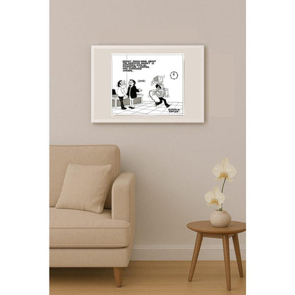 Kantesh Badiger 30x25cm Orijinal Karikatür BOD05679