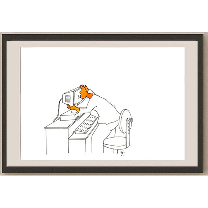 Tomas Trunecek 29x21cm Orijinal Karikatür BOD05685