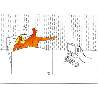 Tomas Trunecek 29x21cm Orijinal Karikatür BOD05686