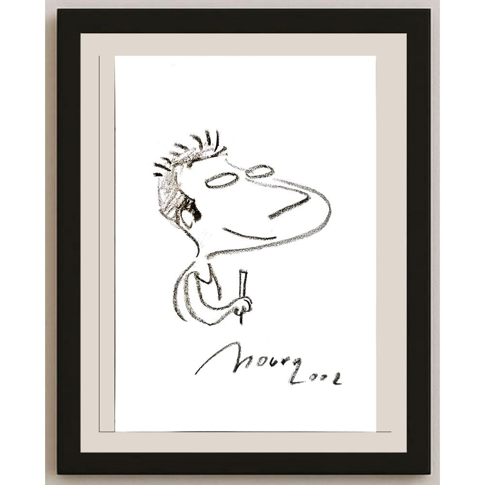 Unknown 29x21cm Orijinal Karikatür BOD05687