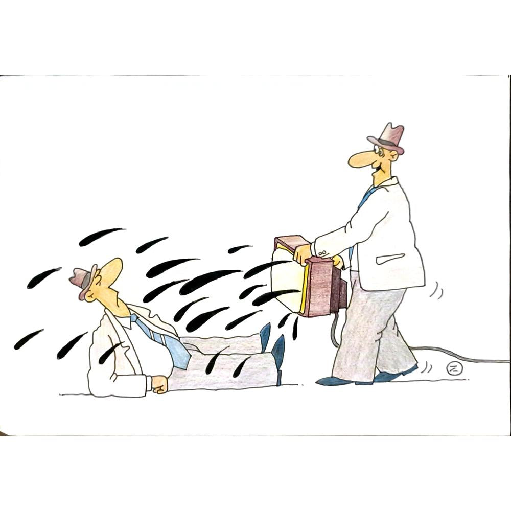 Zijad Sakic 29x21cm Orijinal Karikatür BOD05689