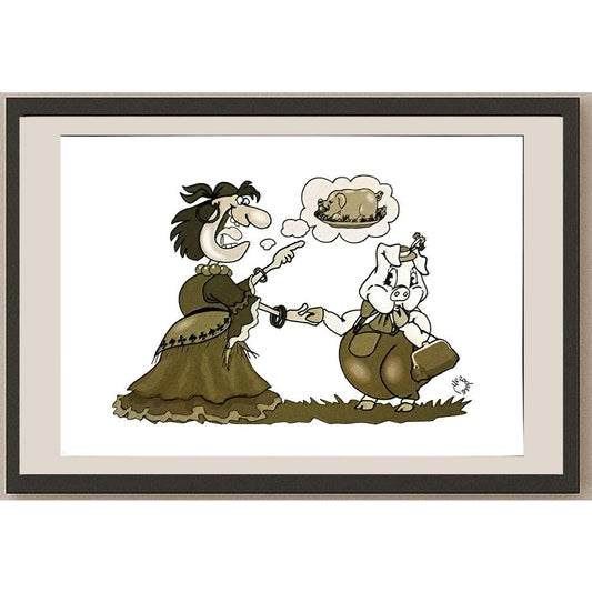 Gennady Chegodayev 29x21cm Orijinal Karikatür BOD05691