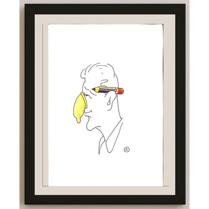 Zijad Sakic 29x21cm Orijinal Karikatür BOD05692