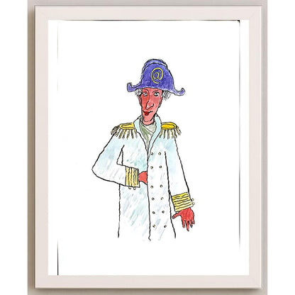 Nikolay Fitkov 29x21cm Orijinal Karikatür BOD05702