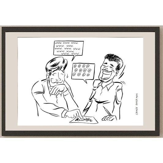 C D M 29x21cm Orijinal Karikatür BOD05707