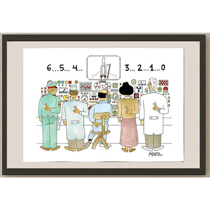 Mendiguren Tarres Luis 29x21cm Orijinal Karikatür BOD05719