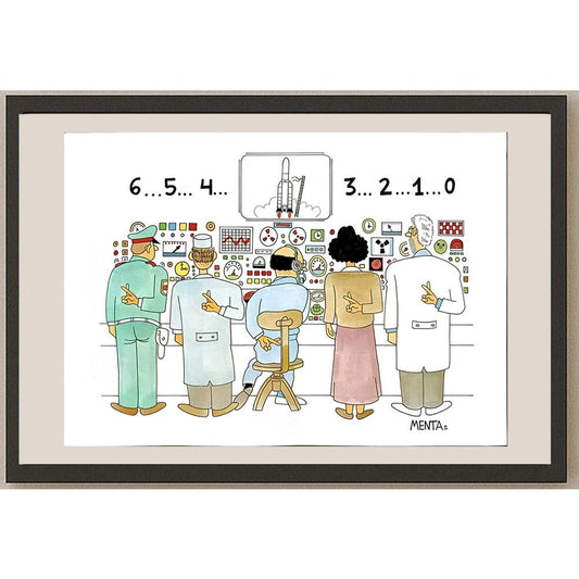 Mendiguren Tarres Luis 29x21cm Orijinal Karikatür BOD05719