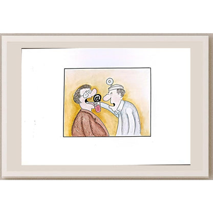 Zidarov Veselin 29x21cm Orijinal Karikatür BOD05741