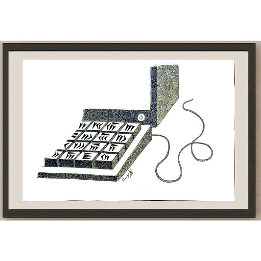 Mahmood Nazari 29x21cm Orijinal Karikatür BOD05749