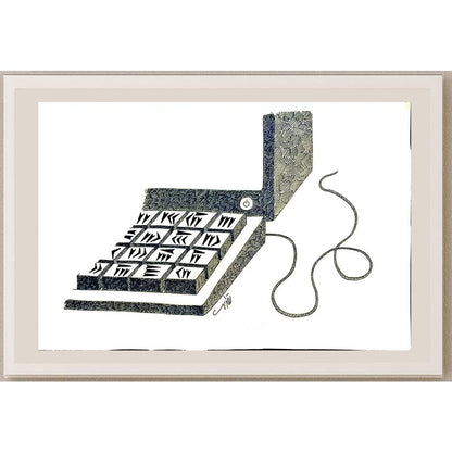 Mahmood Nazari 29x21cm Orijinal Karikatür BOD05749