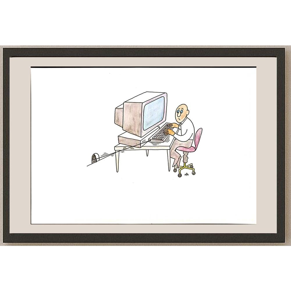 Alexei Talimonov 29x21cm Orijinal Karikatür BOD05751