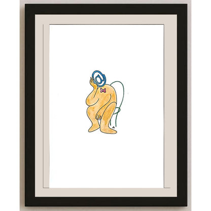 Alexei Talimonov 29x21cm Orijinal Karikatür BOD05752