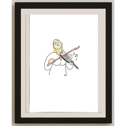Alexei Talimonov 29x21cm Orijinal Karikatür BOD05754