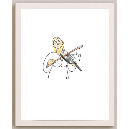 Alexei Talimonov 29x21cm Orijinal Karikatür BOD05754