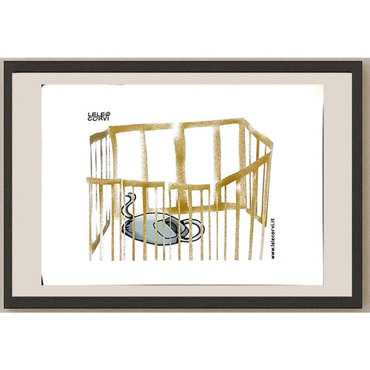 Gabriele Corvi 33x23cm Orijinal Karikatür BOD05762