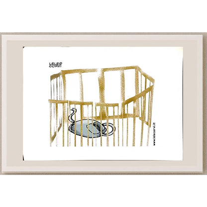 Gabriele Corvi 33x23cm Orijinal Karikatür BOD05762