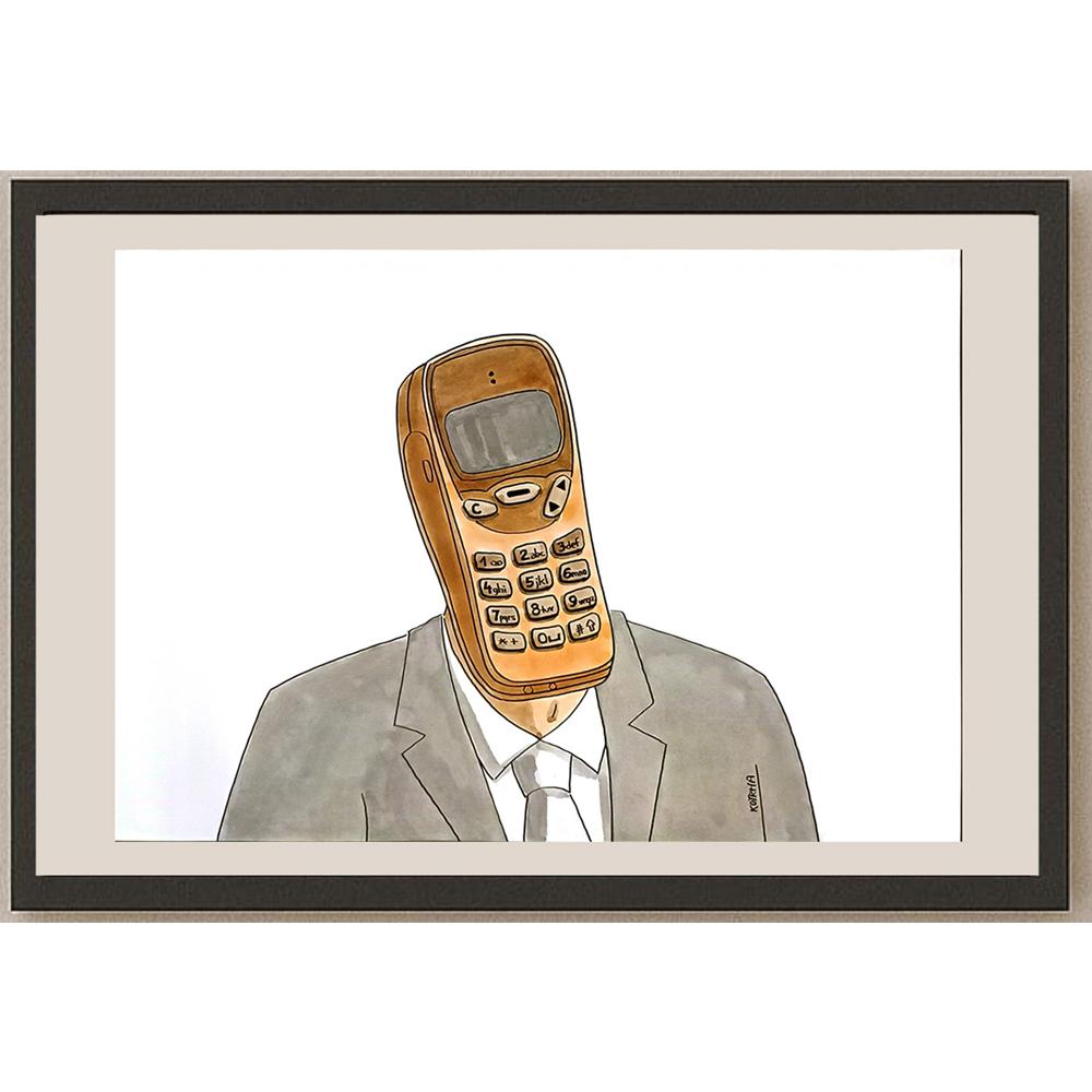 Lubomir Kotrha 29x21cm Orijinal Karikatür BOD05765