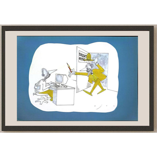 Midhat Ajanovic 29x21cm Orijinal Karikatür BOD05780