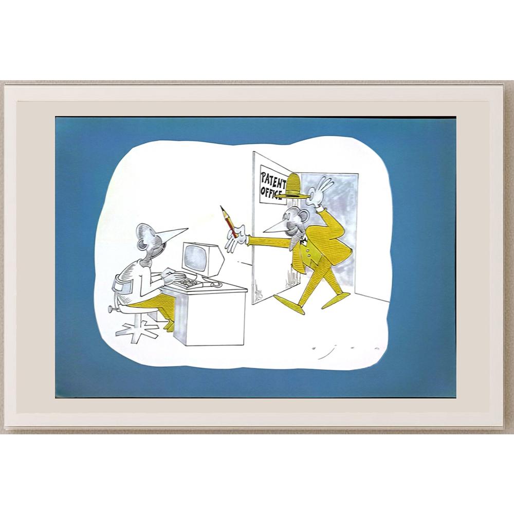 Midhat Ajanovic 29x21cm Orijinal Karikatür BOD05780