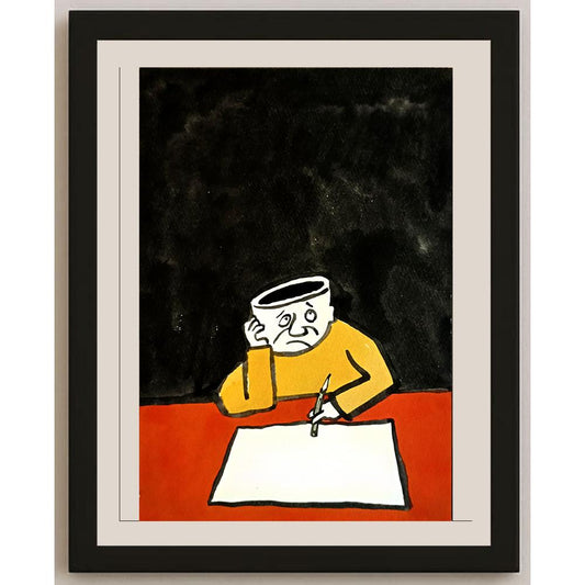 Ye Ting 29x21cm Orijinal Karikatür BOD05791