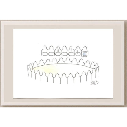 Vitalij Koryako 29x21cm Orijinal Karikatür BOD05793