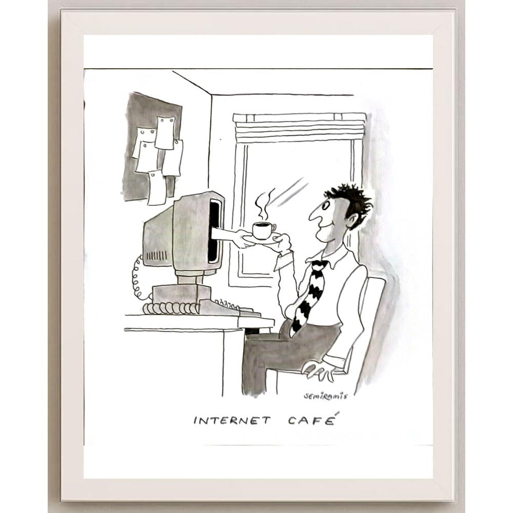Semiramis Aydınlık 24x22cm Orijinal Karikatür BOD05796