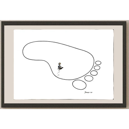 Arif Sutristanto 43x30cm Orijinal Karikatür BOD05799