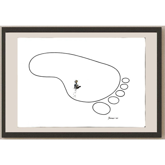 Arif Sutristanto 43x30cm Orijinal Karikatür BOD05799