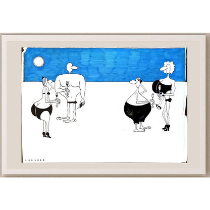 Rooshan Gataullin 43x30cm Orijinal Karikatür BOD05808