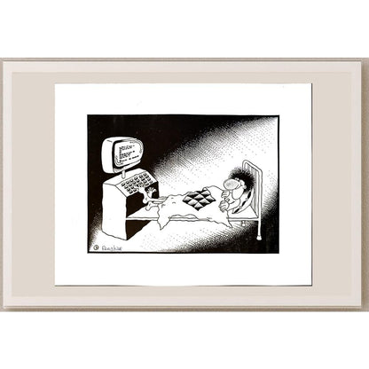 Rooshan Gataullin 35x28cm Orijinal Karikatür BOD05815
