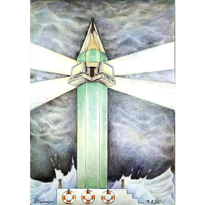 Massood Abrishaman 43x30cm Orijinal Karikatür BOD05828