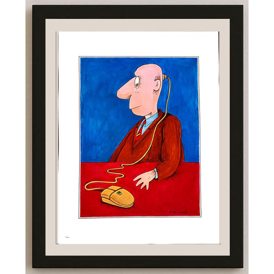 Miroslaw Hajnos 29x21cm Orijinal Karikatür BOD05834