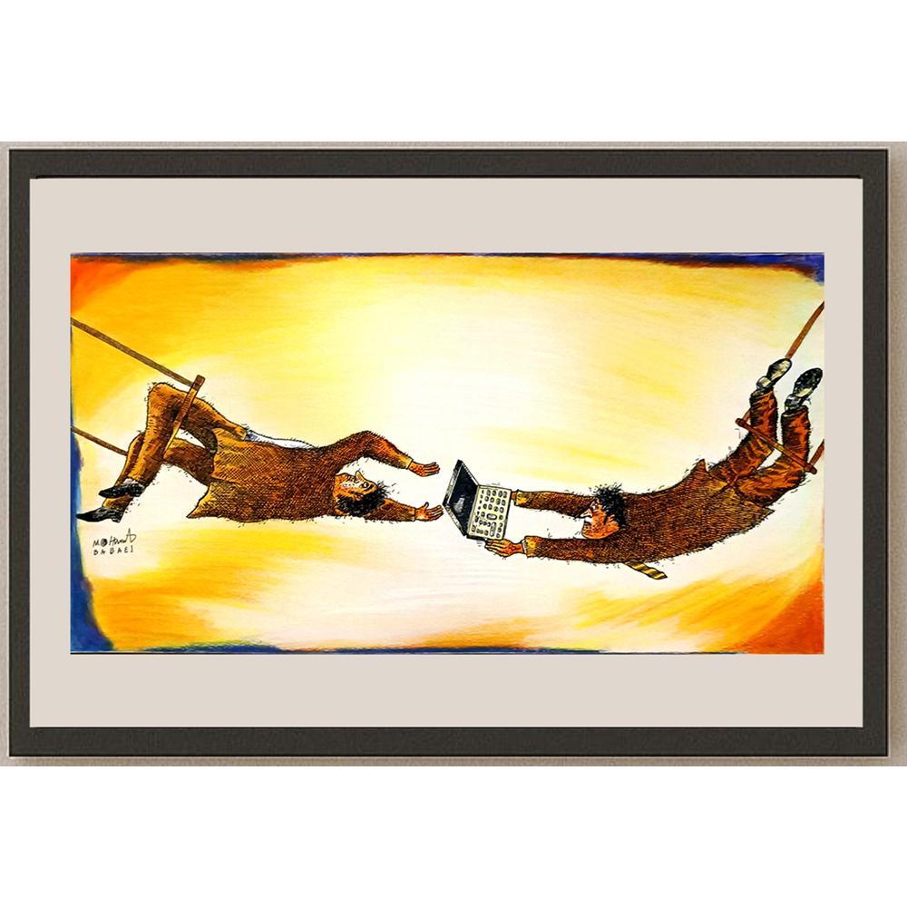 Mohammad Babaei 38x21cm Orijinal Karikatür BOD05835