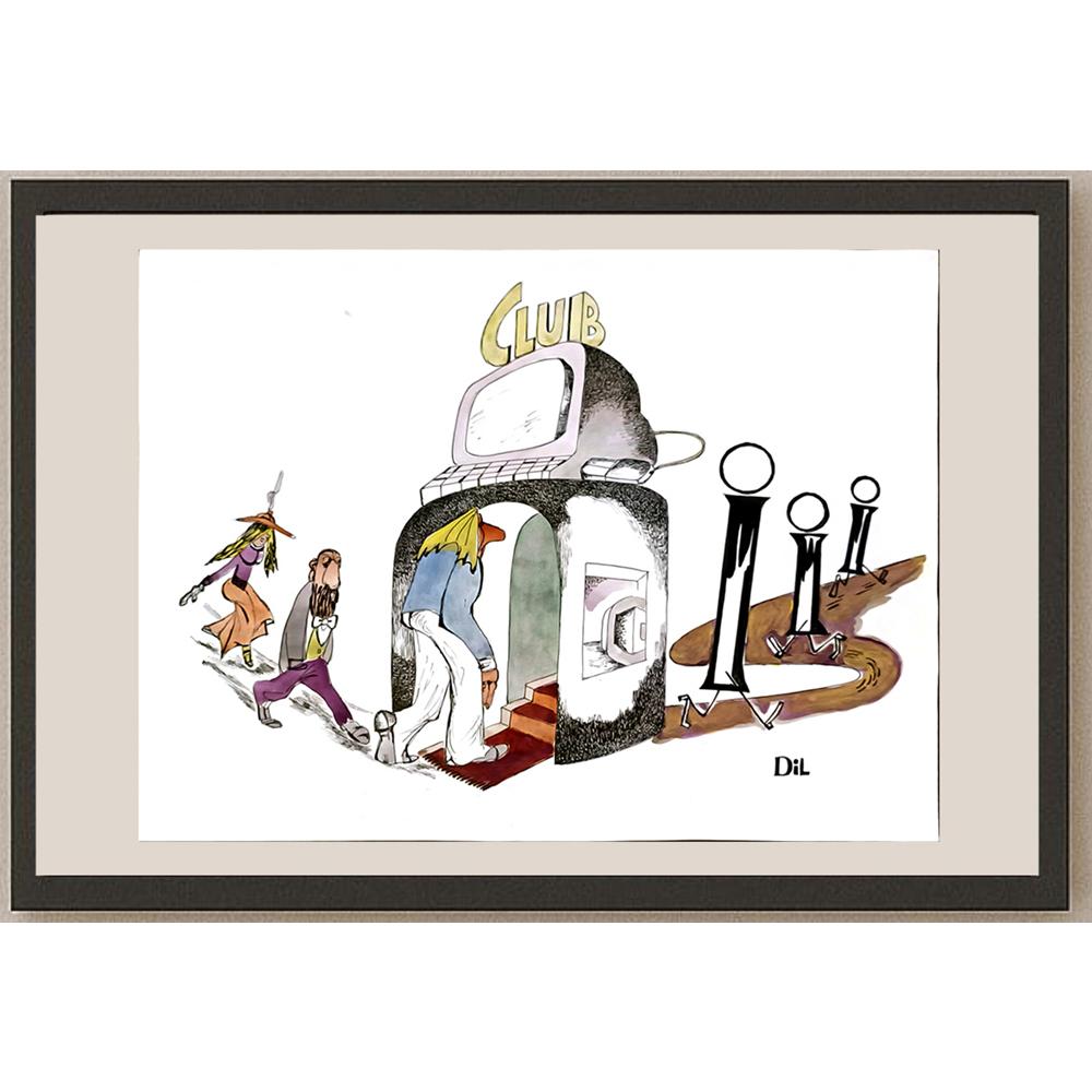 Dilyan Dochev 35x25cm Orijinal Karikatür BOD05838