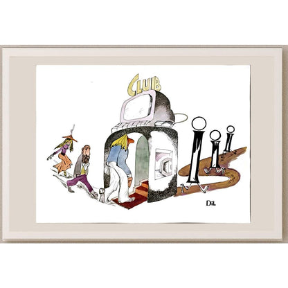 Dilyan Dochev 35x25cm Orijinal Karikatür BOD05838