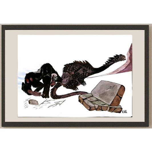 Dilyan Dochev 35x25cm Orijinal Karikatür BOD05839
