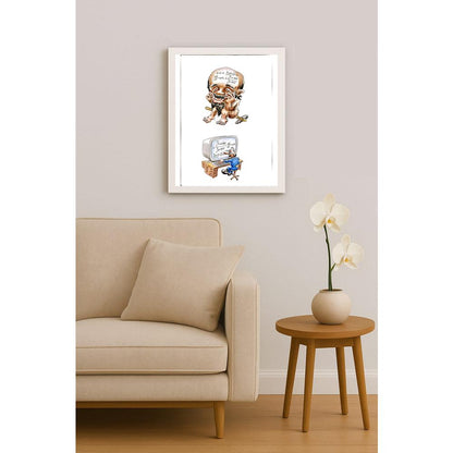 Romanov Vladimir 43x30cm Orijinal Karikatür BOD05844