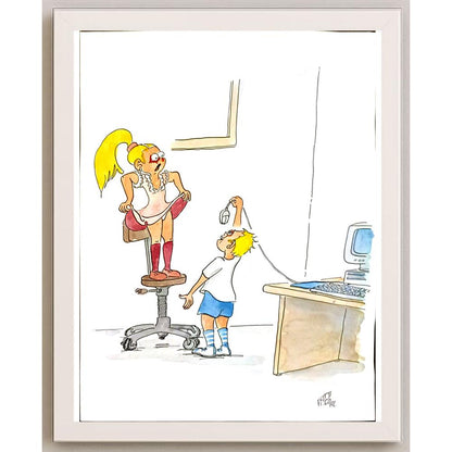 Kresimir Filipan 39x33cm Orijinal Karikatür BOD05849