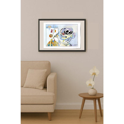 Mohammed Effat 35x25cm Orijinal Karikatür BOD05850