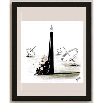 Goran Kovacevic 30x30cm Orijinal Karikatür BOD05856