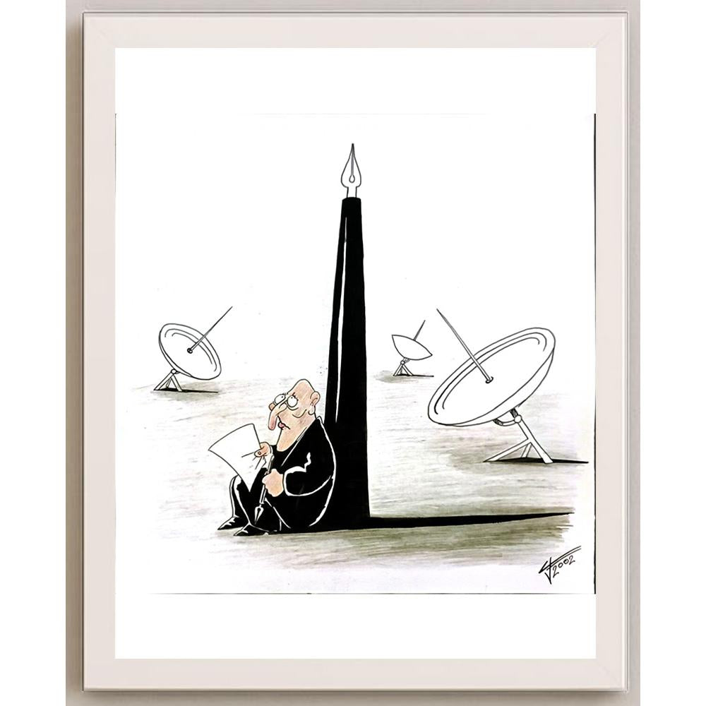 Goran Kovacevic 30x30cm Orijinal Karikatür BOD05856