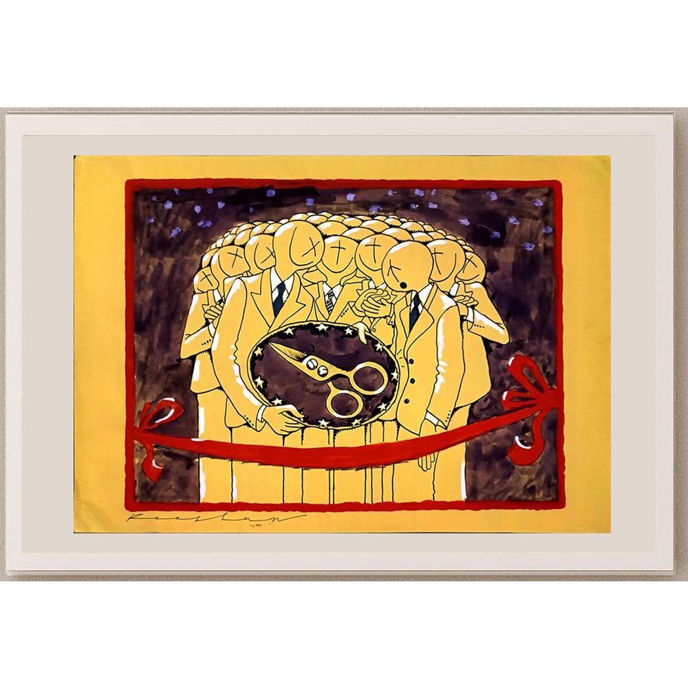 Rooshan Gataullin 43x30cm Orijinal Karikatür BOD05864