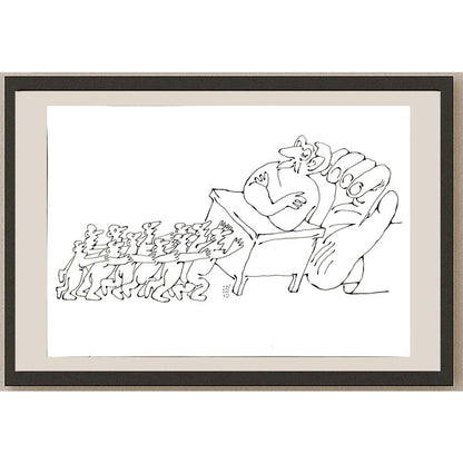 Meret Klıçev 43x30cm Orijinal Karikatür BOD05869