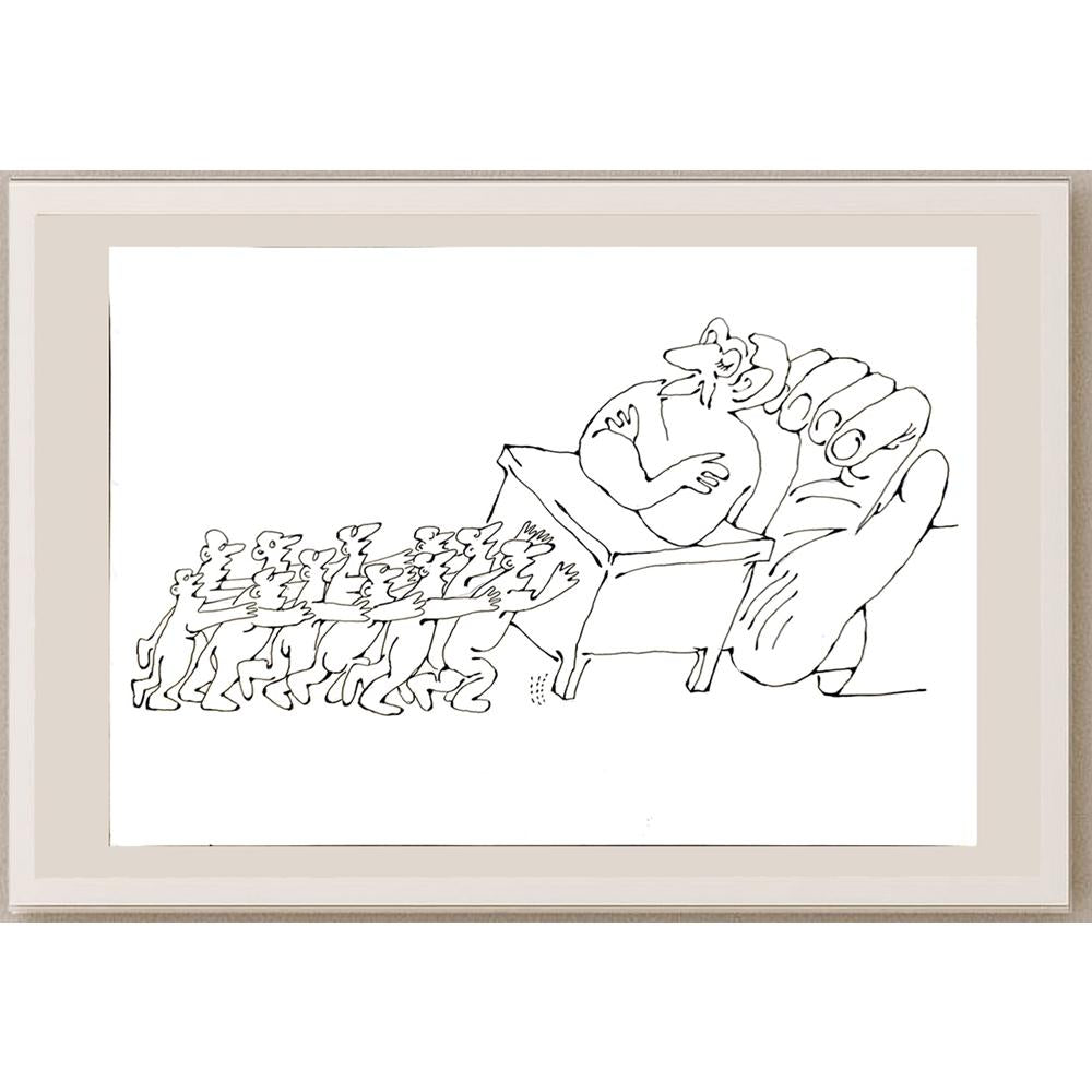 Meret Klıçev 43x30cm Orijinal Karikatür BOD05869