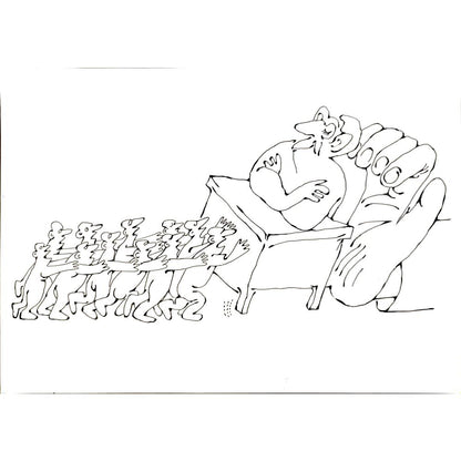 Meret Klıçev 43x30cm Orijinal Karikatür BOD05869