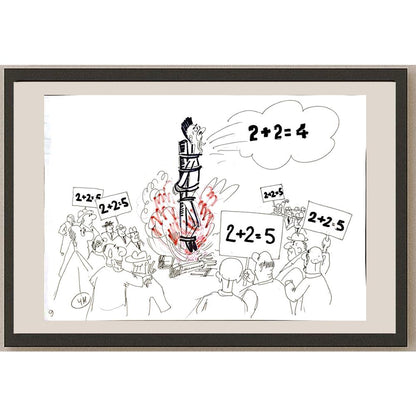 Garyev Mojek 43x30cm Orijinal Karikatür BOD05870