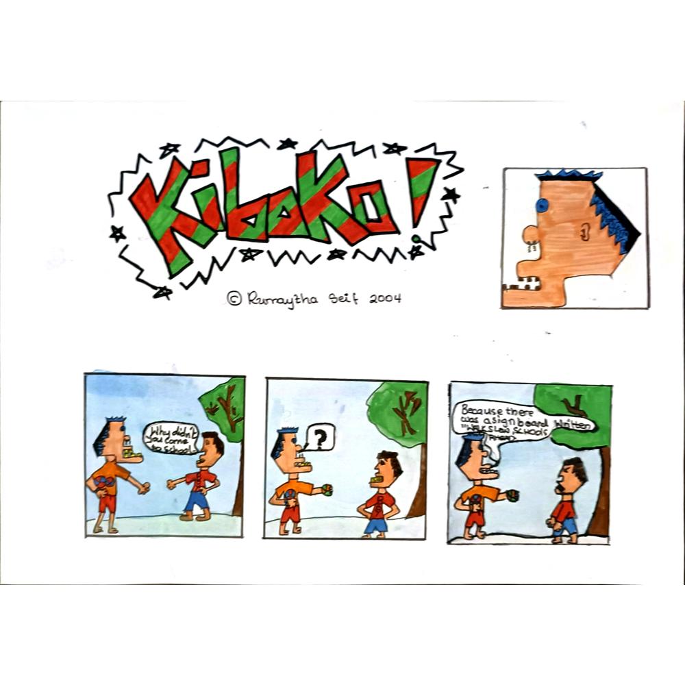 Rumaytha Seif 29x21cm Orijinal Karikatür BOD05876