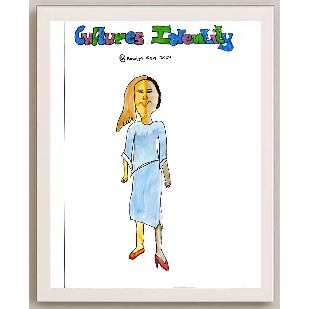 Rawlya Seif 29x21cm Orijinal Karikatür BOD05877
