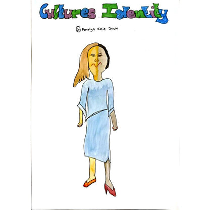 Rawlya Seif 29x21cm Orijinal Karikatür BOD05877